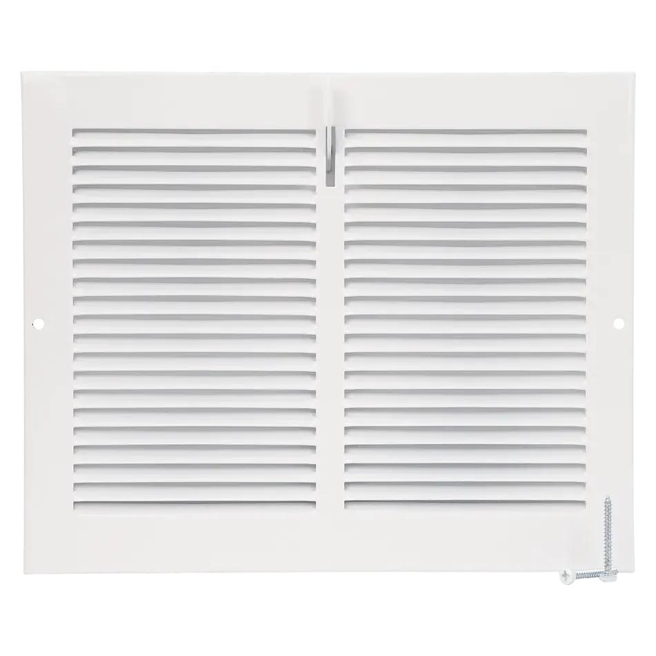 10" x 4" Sidewall Grille, White