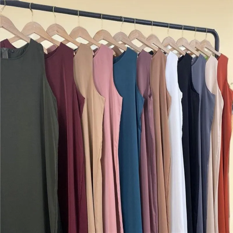 Sleeveless slip dress