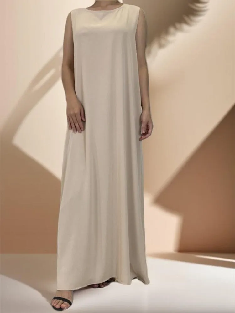 Sleeveless slip dress