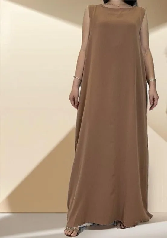 Sleeveless slip dress