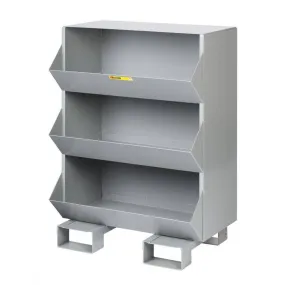 Stationary Storage Bins 3 Openings